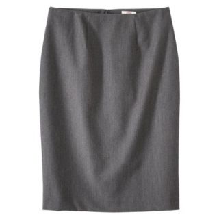 Merona Petites Classic Pencil Skirt   Gray 12P