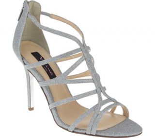 Womens Nina Marisol   Silver Bliss Prom Shoes