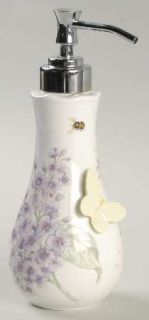 Lenox China Butterfly Meadow Lotion Dispenser, Fine China Dinnerware   Multicolo