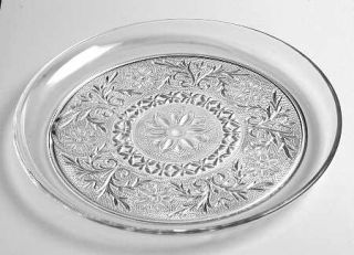 Anchor Hocking Sandwich Clear Snack Plate Only   Clear,Glassware 40S 60S