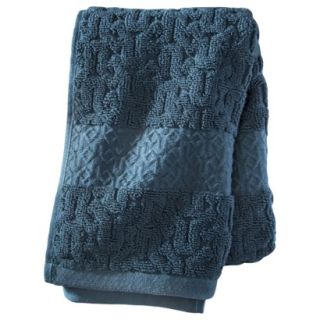 Threshold Chunky Modern Hand Towel   Blue