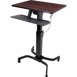 Ergotron Workfit pd, Sit stand Desk (walnut)