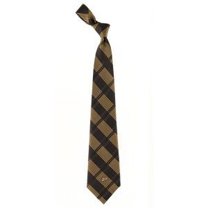 Purdue Boilermakers Eagles Wings Necktie Woven Poly Plaid