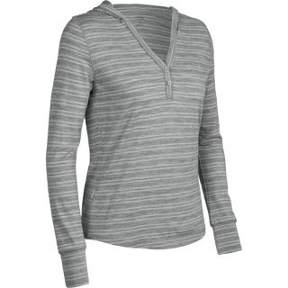 Icebreaker Superfine 200 Bliss Hooded Shirt   Merino Wool  Long Sleeve (For Women)   METRO/BLIZZARD (S )