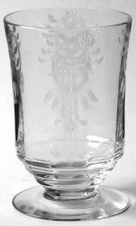 Tiffin Franciscan Dolores Juice Glass   Stem #14179, Etch