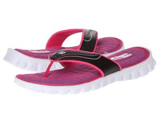 SKECHERS Sport Cooling Gel 1 Strap Thong Sandal Womens Sandals (Black)
