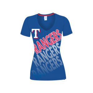 Texas Rangers 5th & Ocean MLB Womens Athletic Baby Jersey T Shirt