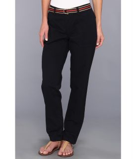 Dockers Misses Belted Utility Pant Womens Casual Pants (Black)