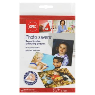 Gbc 5x7 in Photo Savers Repositionable Laminating Pouches (pack Of 30) (ClearAcid free, photo safeIncludes 30 laminating pouches  5 inches wide x 7 inches longColor ClearAcid free, photo safeIncludes 30 laminating pouches  )