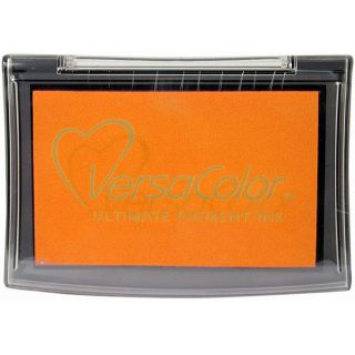 Versacolor Orangepigment Ink Pad (OrangeSuperior pigment inkUnique hinged lidDimensions 1.875 inches x 3 inchesConforms to ASTM D 4236Imported )