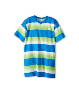 Ecko Unltd Kids Stripe V Neck Tee Boys Clothing (Navy)