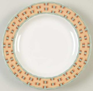 Sango Country Wicker Salad Plate, Fine China Dinnerware   Stoneware           Br