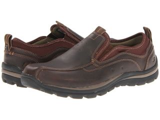 SKECHERS Superior   Router Mens Slip on Shoes (Brown)