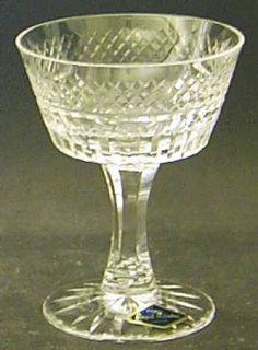 Royal Brierley Stratford Champagne/Tall Sherbet   Clear, Vertical & Criss Cross