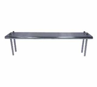 Advance Tabco Table Mount Shelf   Single Deck, 144x12, 18 ga 430 Stainless