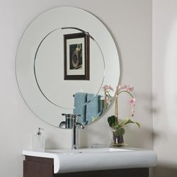 Oriana Round Modern Bathroom Mirror