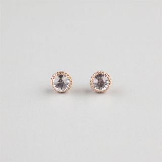Cz Stud Earrings Gold One Size For Women 227729621