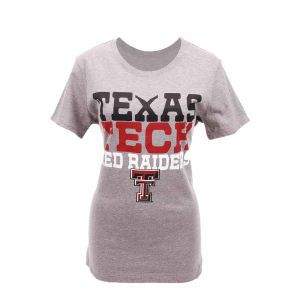 Texas Tech Red Raiders Under Armour NCAA Womens Charged Cotton Bubbly V Neck T Shirt