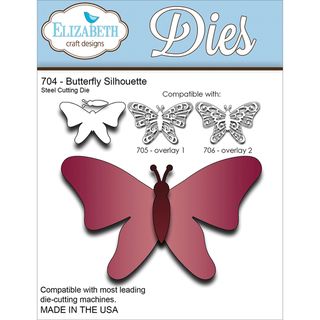Elizabeth Craft Metal Die butterfly Silhouette