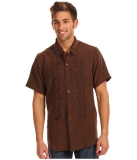 Toes on the Nose Zuma S/S Woven Shirt Mens Short Sleeve Button Up (Tan)