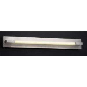 PLC Lighting PLC 1046 SN Polis Bath Vanity Light / 1 Light fluorescent 39W