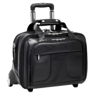 McKleinUSA Detachable Wheeled Laptop Overnight with Removable Briefcase   Black