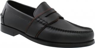 Mens Bass Colvin   Black/Brown Leather Penny Loafers