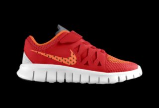 Nike Free 5.0 iD Custom Pre School Kids Shoes (11c 3y)   Red