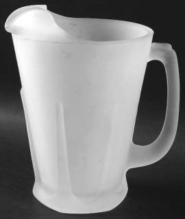 Tiara Frosted Crystal 50 Oz Pitcher   Various Frosted Serving Items
