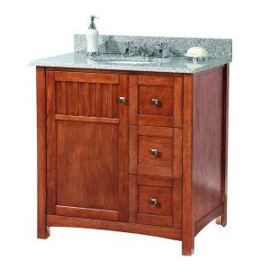 Foremost KNCARG3122D Knoxville 31 Vanity with Granite Top