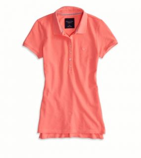 Knockout Pink AEO Factory Polo, Womens XL