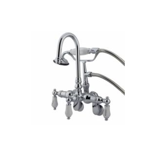 Elements of Design DT3021PL St. Louis Wall Mount High Rise Clawfoot Tub Filler W