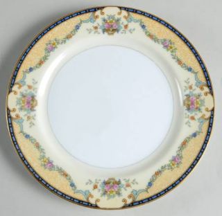 Noritake Mercedes Salad Plate, Fine China Dinnerware   Floral Swags&Vases,Yellow