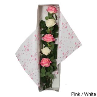 All Occasion Silk Rose Flower Bouquet And Gift Box