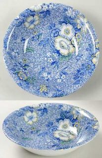 Spode Blue Chintz Coupe Cereal Bowl, Fine China Dinnerware   White,Blue&Yellow F