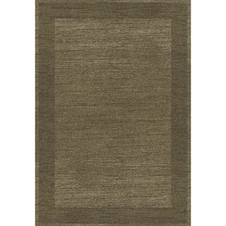 Eternity Bordered Taupe Rug (67 X 96)