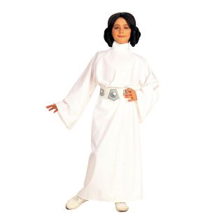 Star Wars Leia Girls Costume, White, Girls