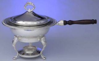 Unknown Holloware Misc Silverplate Holloware Chafing Dish W/No Burner   Silverpl