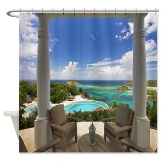  Beach Chairs Shower Curtain  Use code FREECART at Checkout