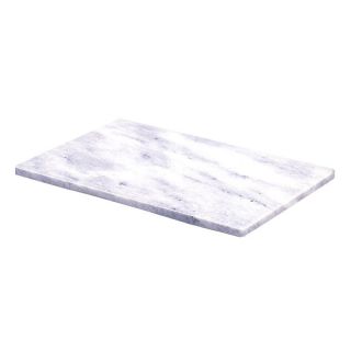 Creative Home White Marble 12 x 18 Pastry Board   74001R