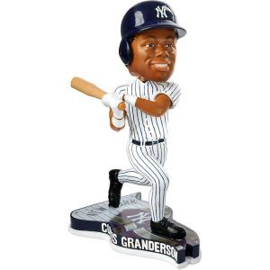 New York Yankees Curtis Granderson Forever Collectibles Pennant Base Bobble