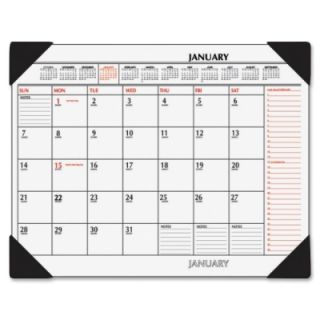 At a Glance Recycled Two Color Desk Pad