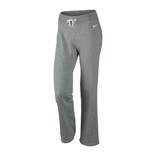 Nike Fleece Athletic Pants, Grey, Womens