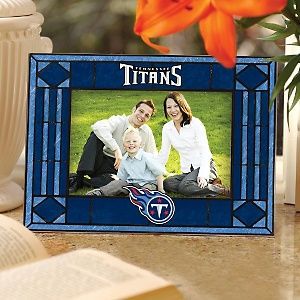Tennessee Titans Art Glass Picture Frame