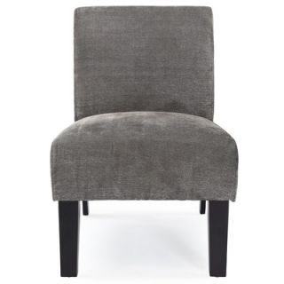 DHI Deco Solid Fabric Slipper Chair AC DE LC023 D Color Grey