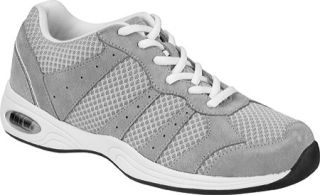 Womens Drew Hara   Light Grey Nubuck/Grey Mesh Orthopedic Shoes