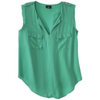 Mossimo Womens Sleeveless Top   High Tide L