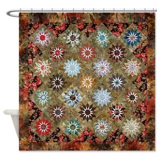  Star Quilt Shower Curtain  Use code FREECART at Checkout