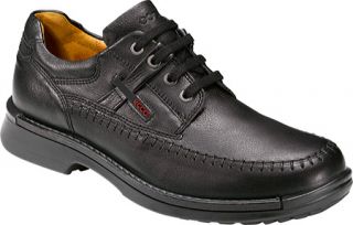 Mens ECCO Fusion Moc Toe   Black Old West Leather Walking Shoes