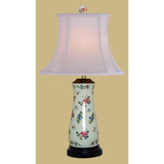 East Enterprises LPFC1012H Vase Table Lamp   White   LPFC1012H